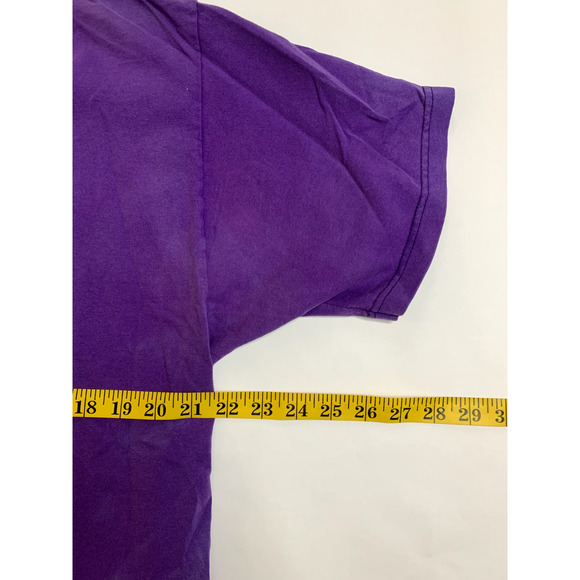 Vintage Darkprint Imaging Logo Tornado 90s Purple Tee Promo T-Shirt Men's XL - Picture 13 of 13